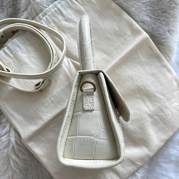 By Far Cream Croc Embossed Mini - Picture 5 of 7